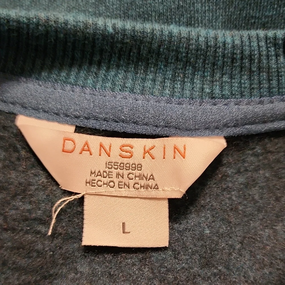 Danskin Men's Teal Crewneck Sweater - Picture 7 of 8